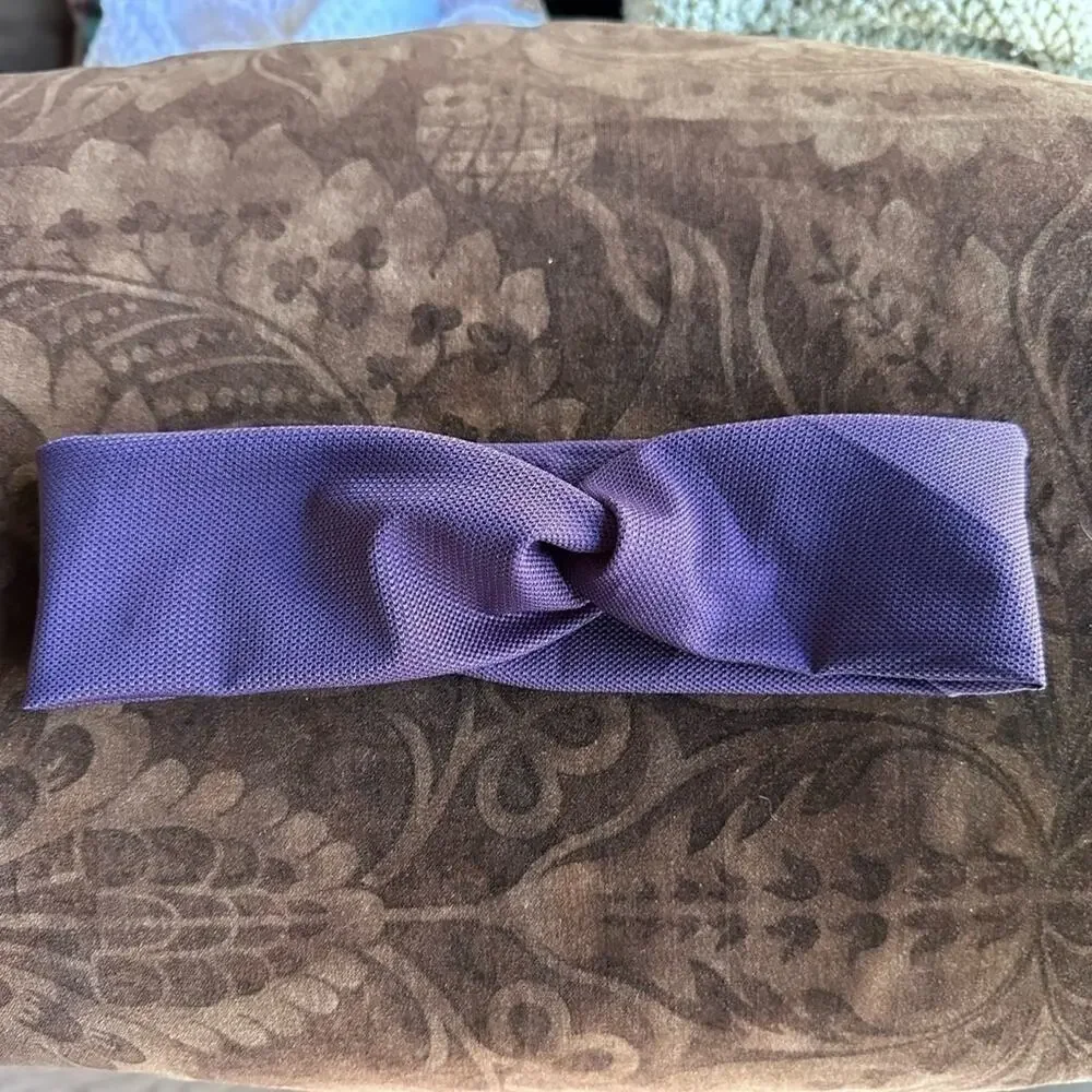Handmade purple twist headband